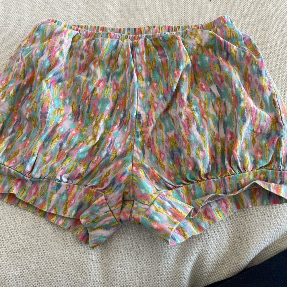 Multi colored girls shorts
